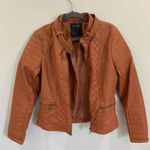 Therapy faux leather jacket